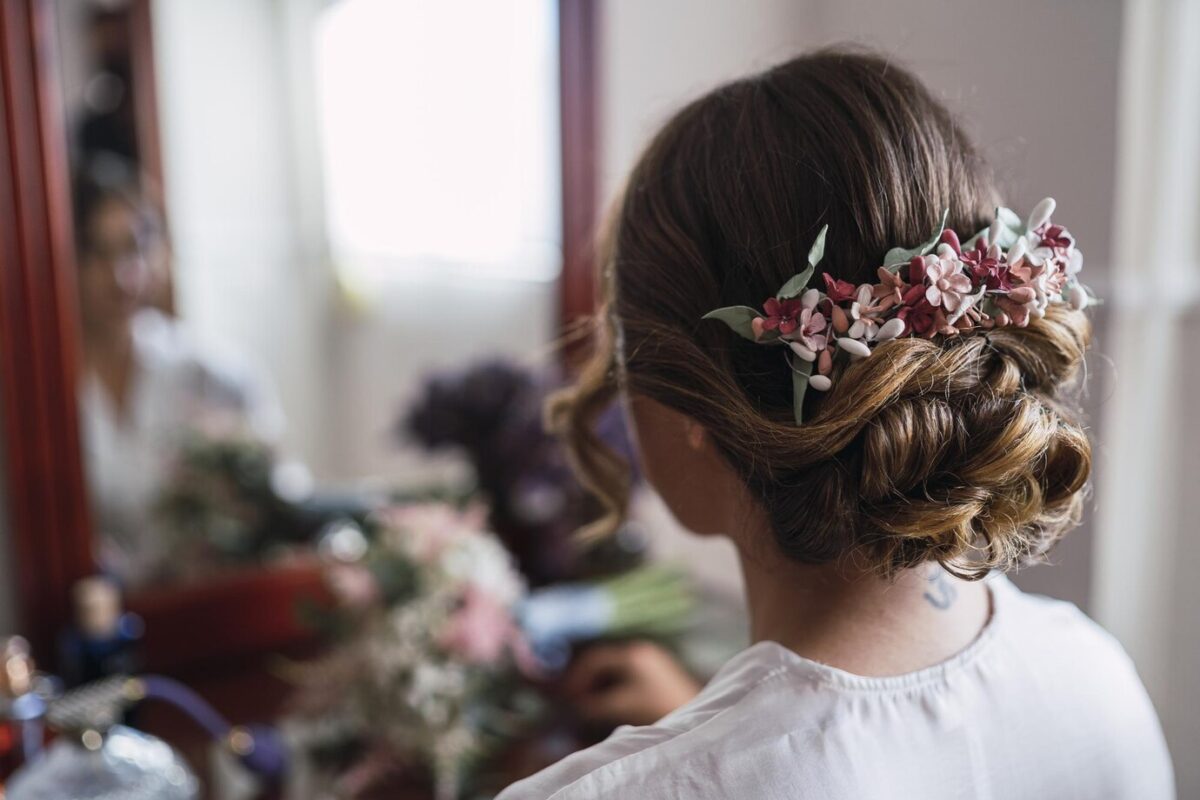 Bridal hairstyles bridesmaid hair accessories